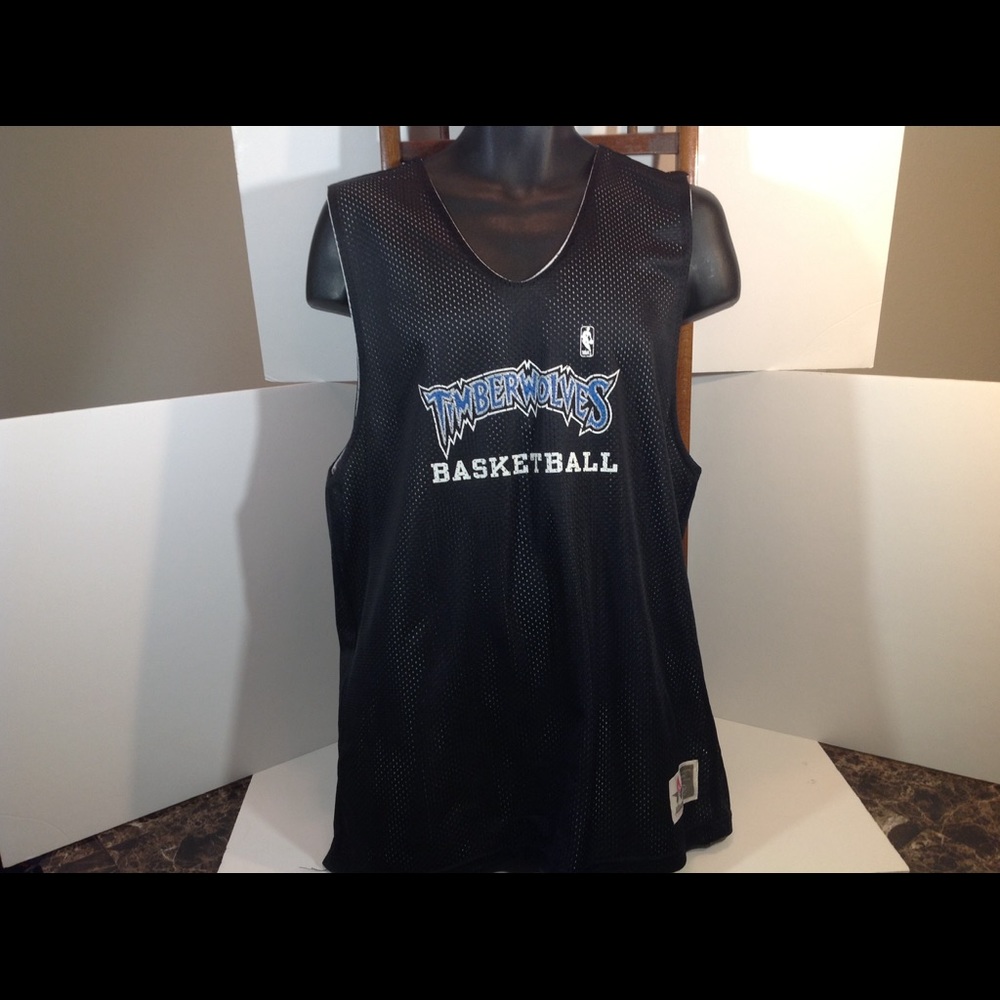 Timberwolves practice shirt reversible